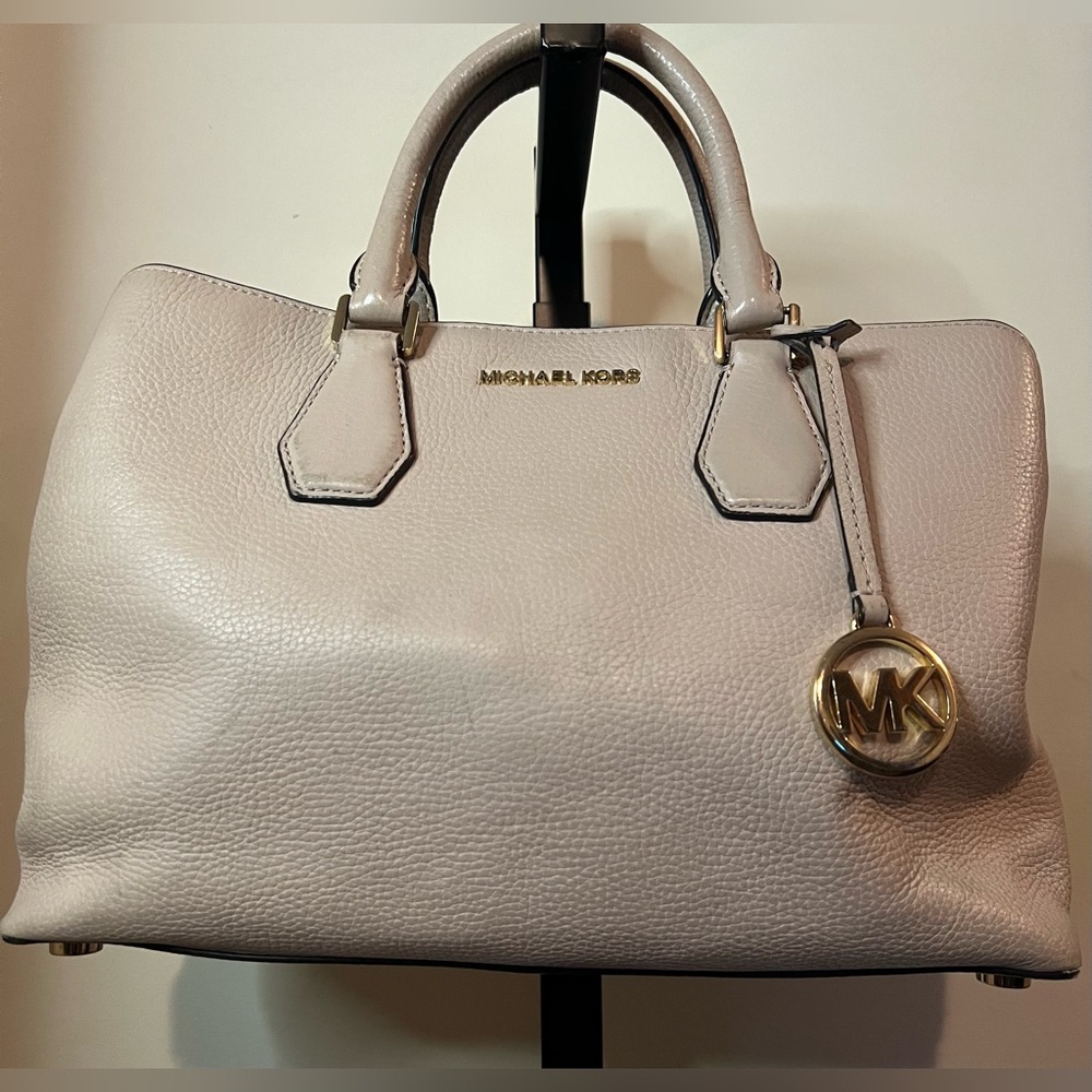 Michael Kors Cream Satchel Bag